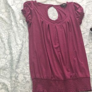 A Foley purple blouse